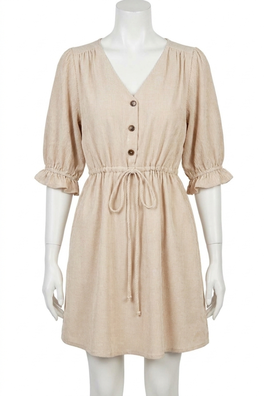NEW ANDREE BY UNIT just for fun dress in natural